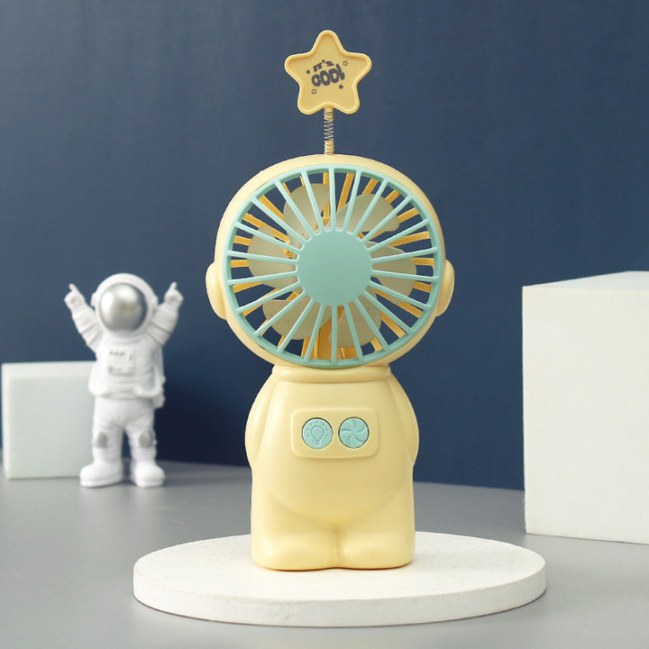 Ladies Portable Mini Fan with Creative Flower Design Bowlift