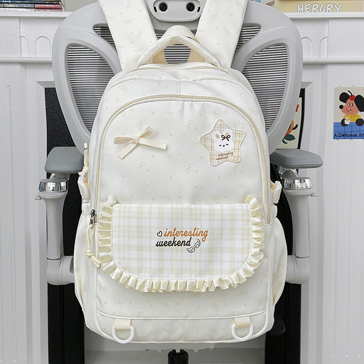 Children's Playful Themed Multi-Pocket School Backpack
