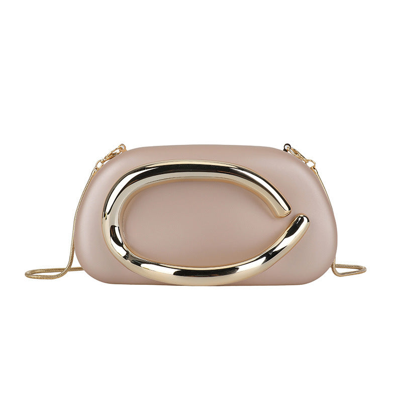 Chic Sculpted Crossbody Handbag Bowlift