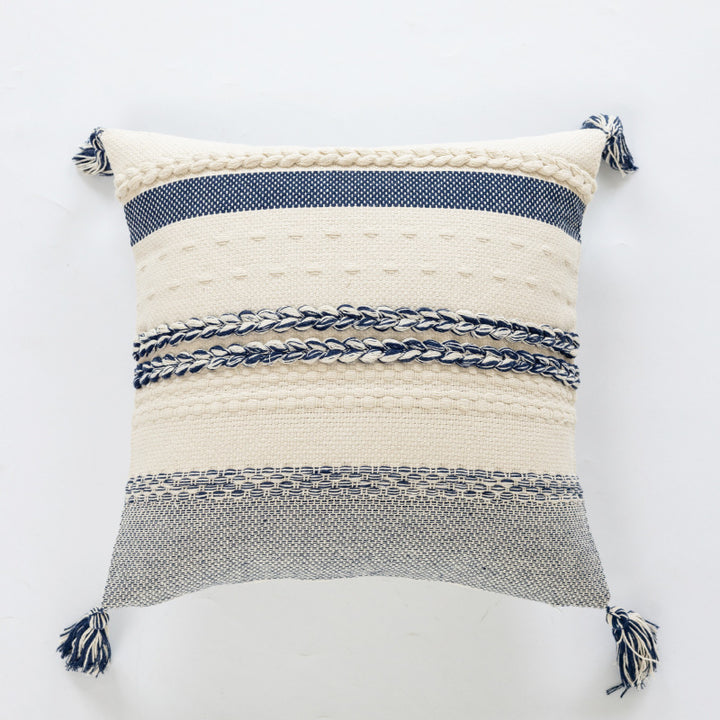 Textured Woven Decorative Cushion