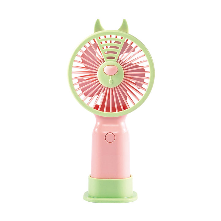 Portable Bunny-Themed Handheld Fan Bowlift
