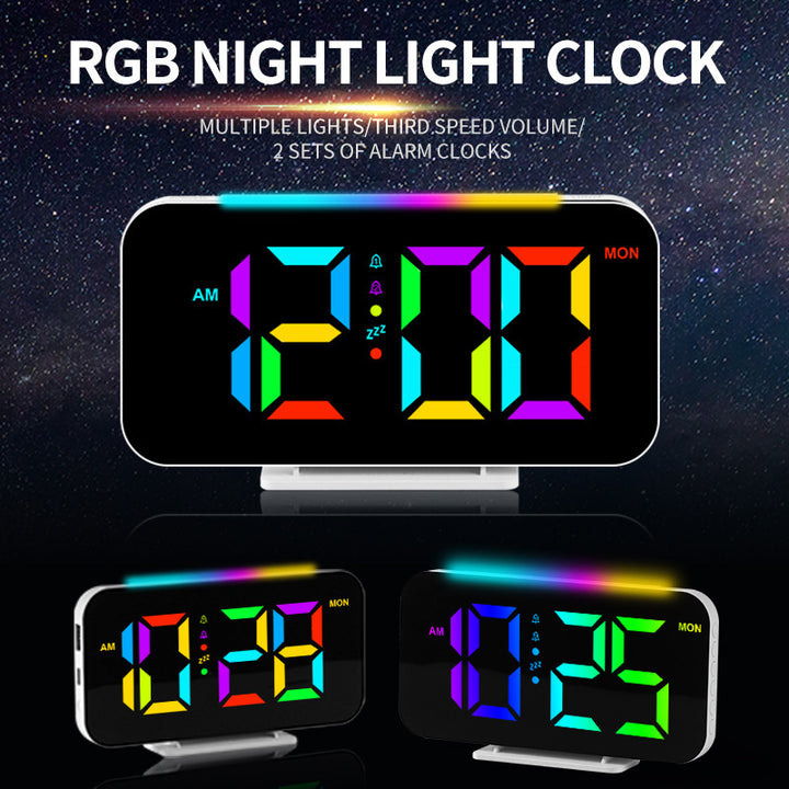 Digital LED Alarm Clock with Large Display and Snooze Function Bowlift