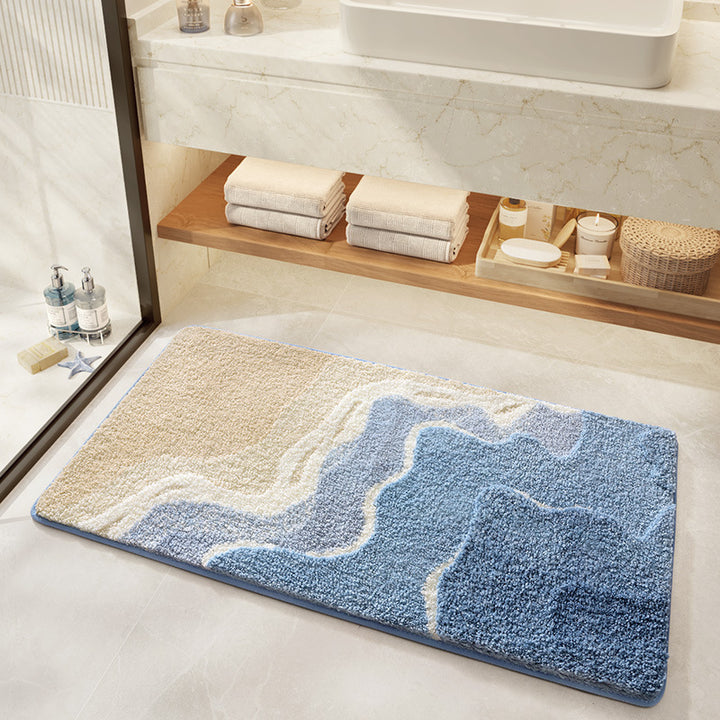 Desert Landscape Bath Rug Bowlift