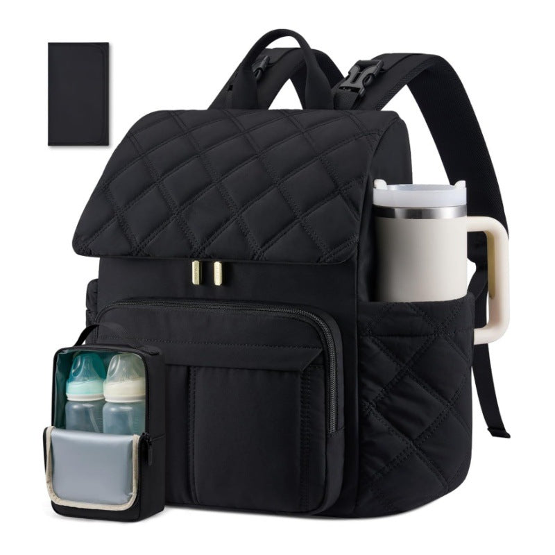 Multifunctional Wrap Backpack with Insulated Compartment and Organizer Bowlift