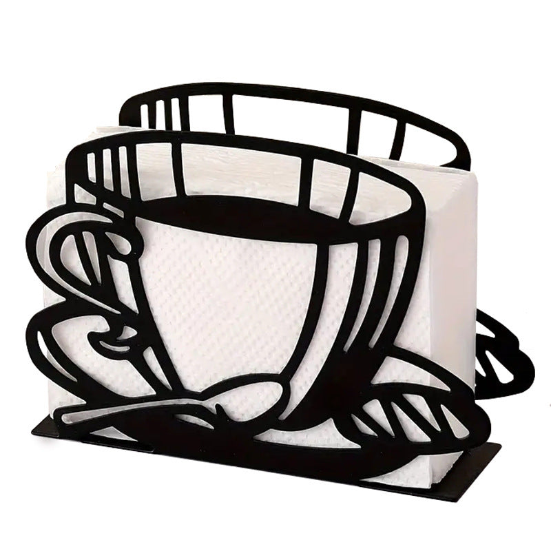 Elegant napkin holder made of metal Bowlift