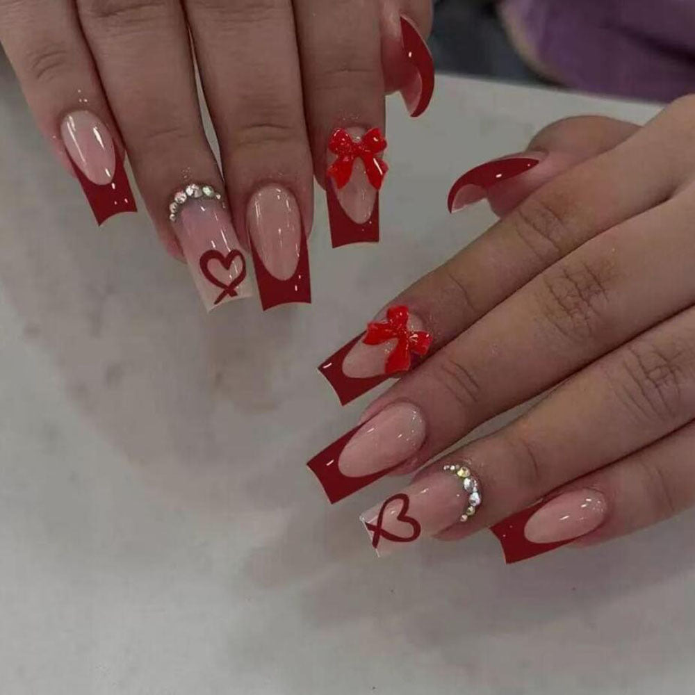 Artistic Statement Press-On Nails Bowlift