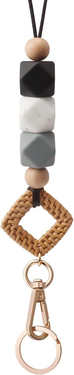 Decorative Bead Keychain Holder Bowlift
