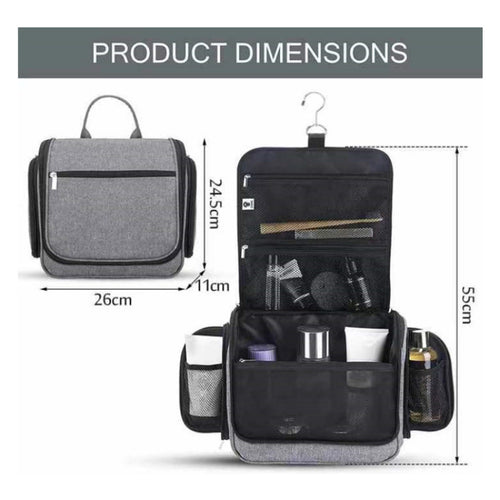 Cosmetic Organizer Bag with Removable Hook Bowlift