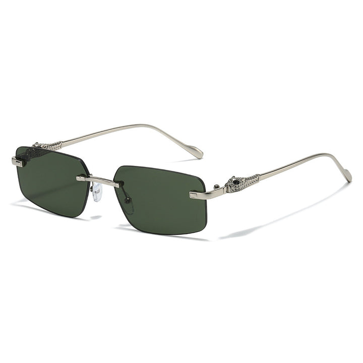 Designer Rectangle Sunglasses with Luxurious Metallic Details Bowlift