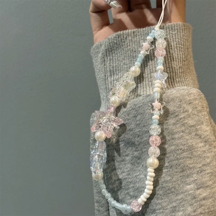Star-Themed Beaded Necklace Bowlift