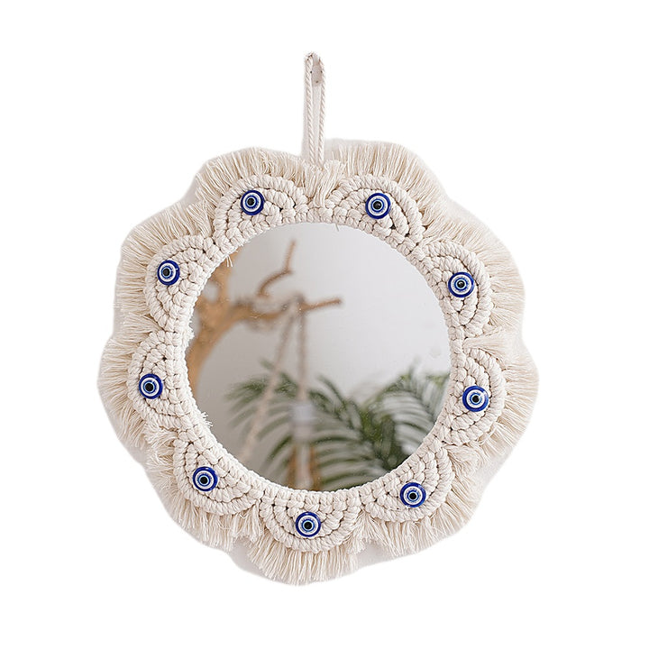 Macramé Decorative Round Mirror Bowlift