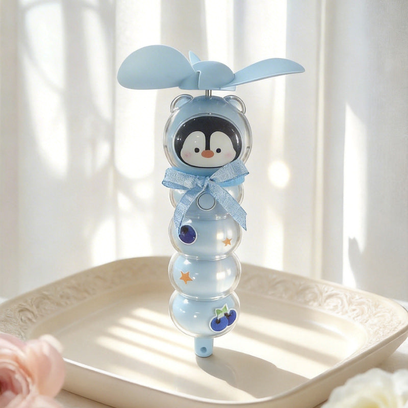 Ladies creative portable mini fan with cat motif Bowlift
