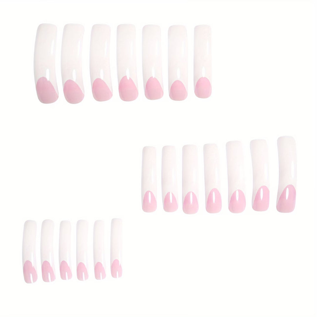 Elegant Stiletto Press-On Nail Extensions Bowlift