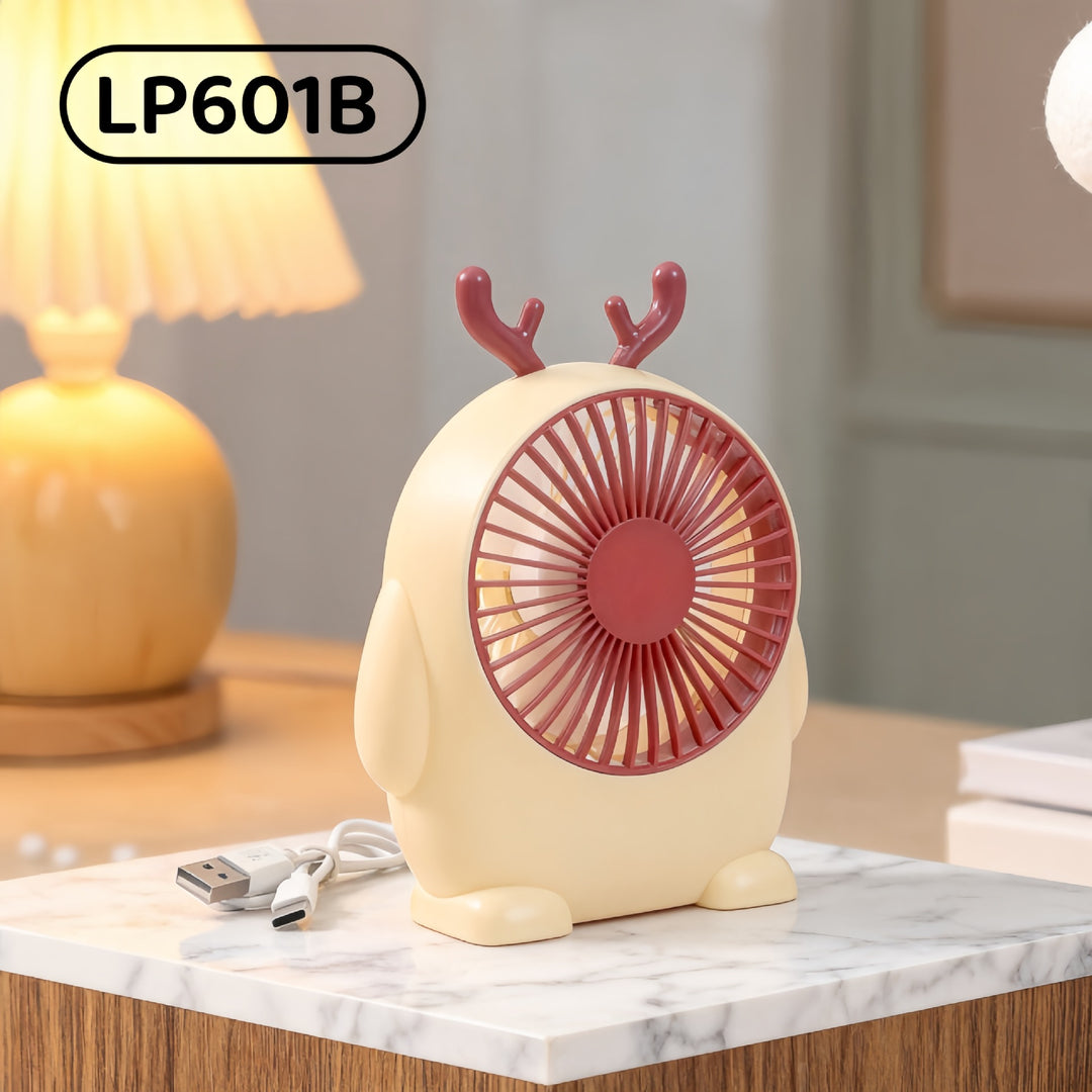 Ladies Funny Table Fan in Creative Animal Design Bowlift