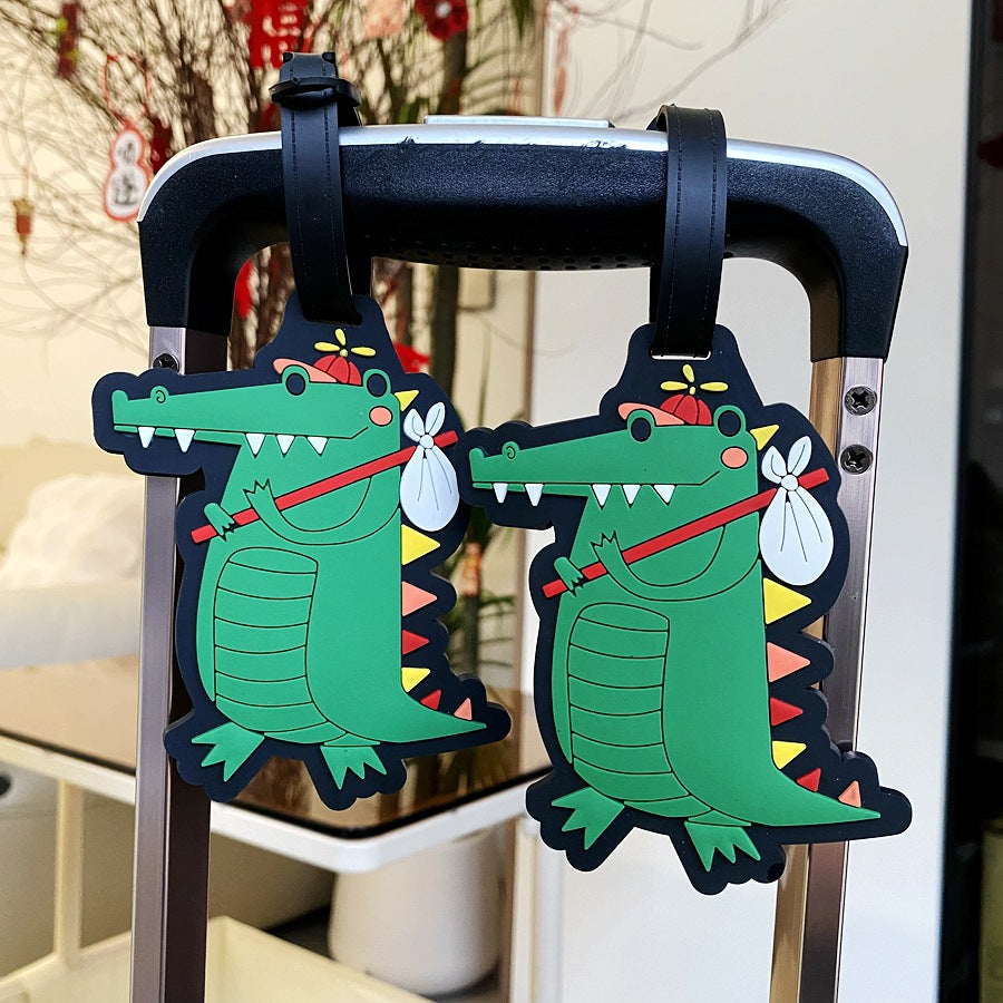 Fun Crocodile Luggage Tag Bowlift