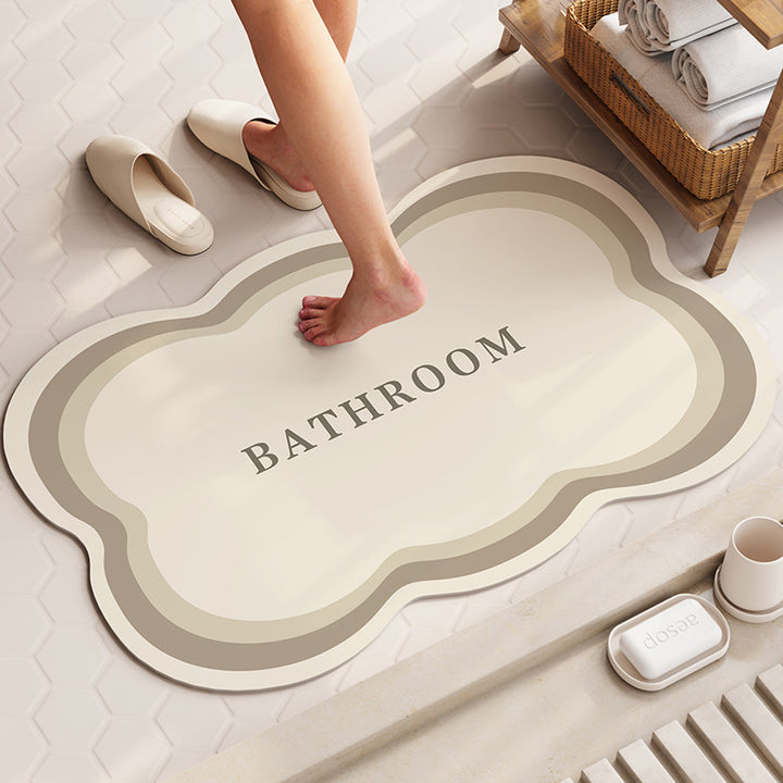 Modern Geometric Bath Mat