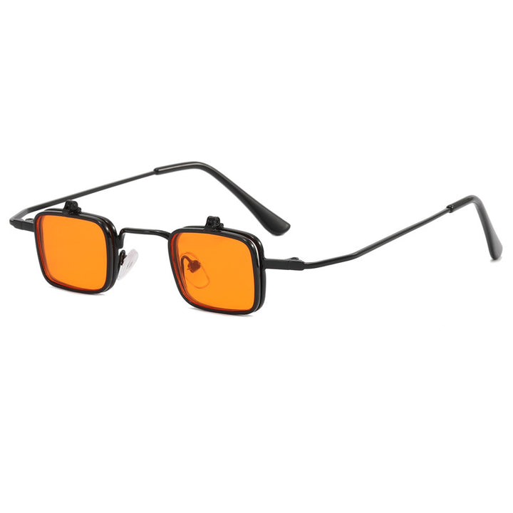 Ladies Designer Sunglasses with Square Metal Frame Bowlift