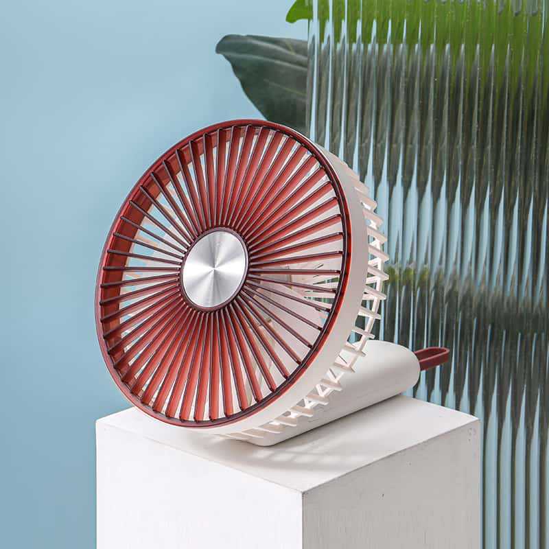 Ladies Portable Mini Fan with Creative Design and Adjustable Ventilation Bowlift
