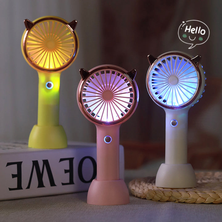 Cat-Ear Handheld Fan Bowlift