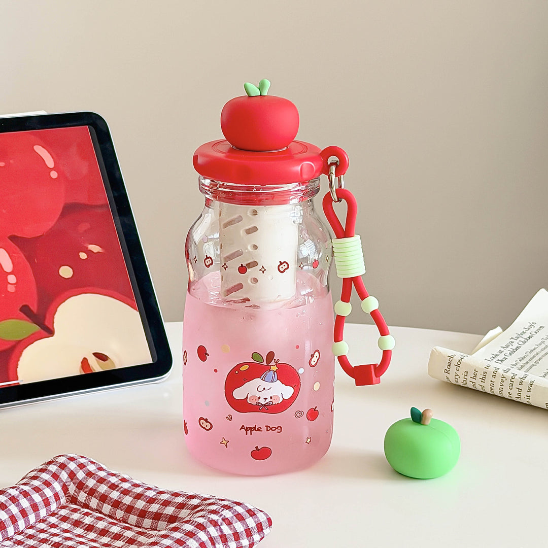 Women's creative drinking bottle with fruit motif Bowlift