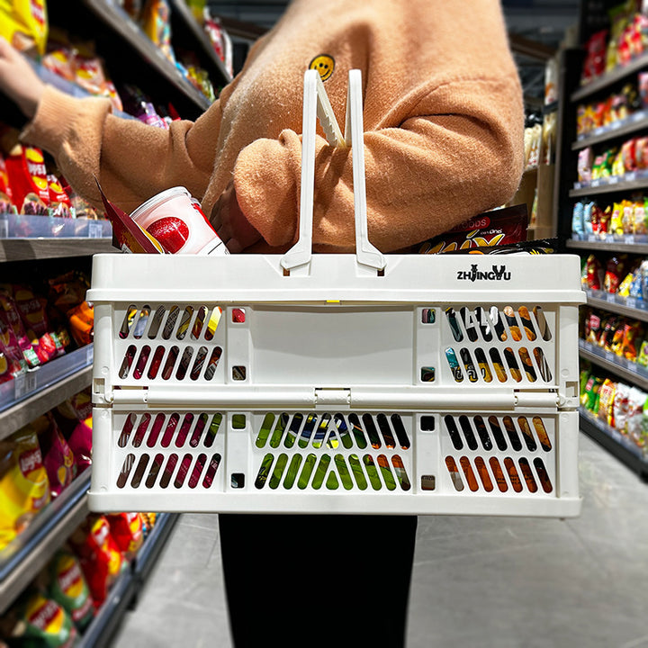 Versatile Storage Basket with Ergonomic Handle Bowlift