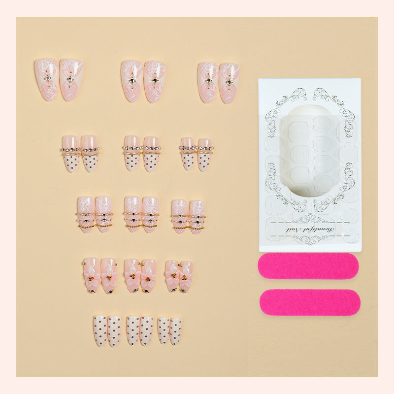 Premium Decorative Press-On Nail Collection Bowlift