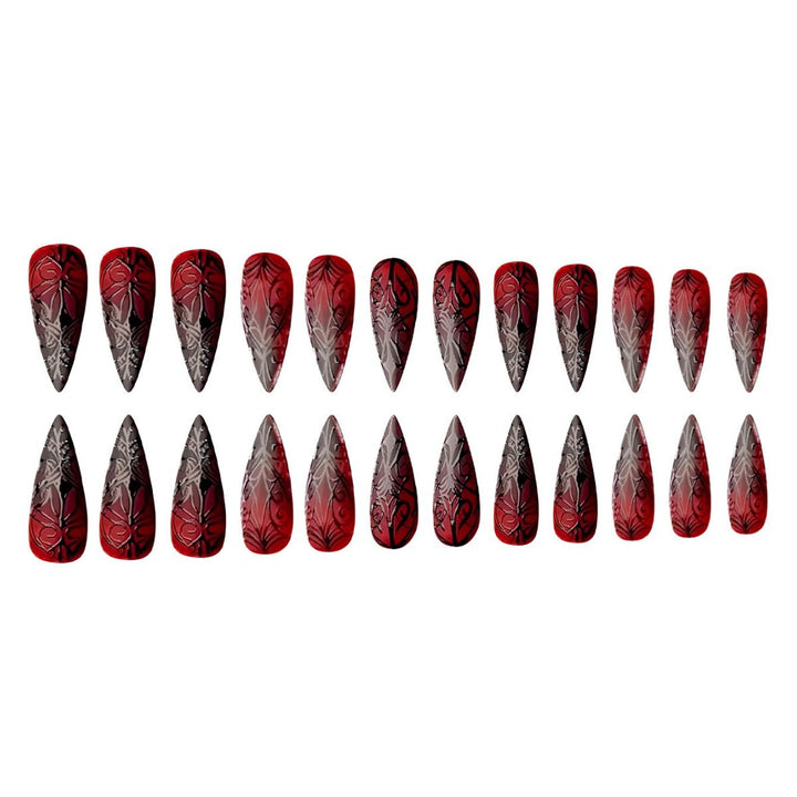 Gothic Stiletto Nail Art Set Bowlift