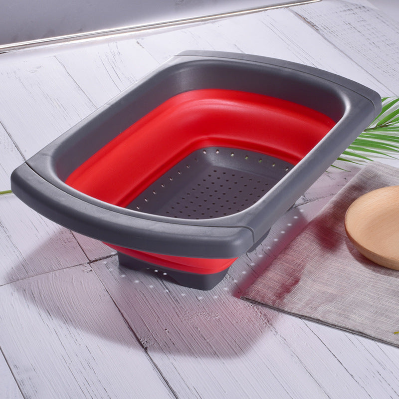 Collapsible sieve and rinse bowl Bowlift