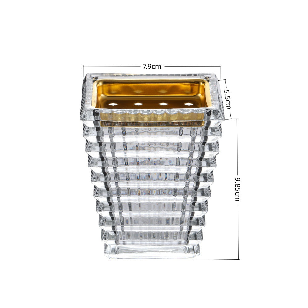 Perforated Removable Inner-Cup Toothbrush & Cosmetic Brush Holder Bowlift