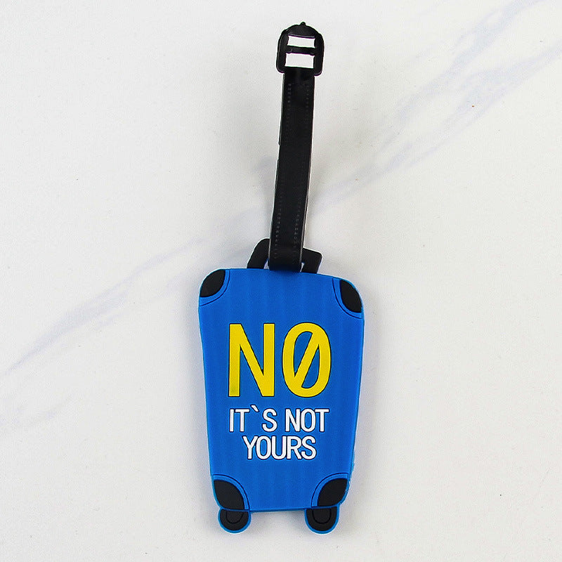 Humorous Luggage Tag Bowlift
