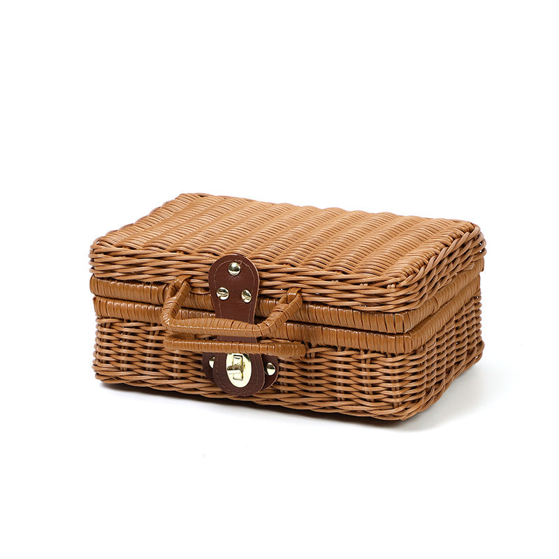 Decorative Woven Keepsake Box Bowlift