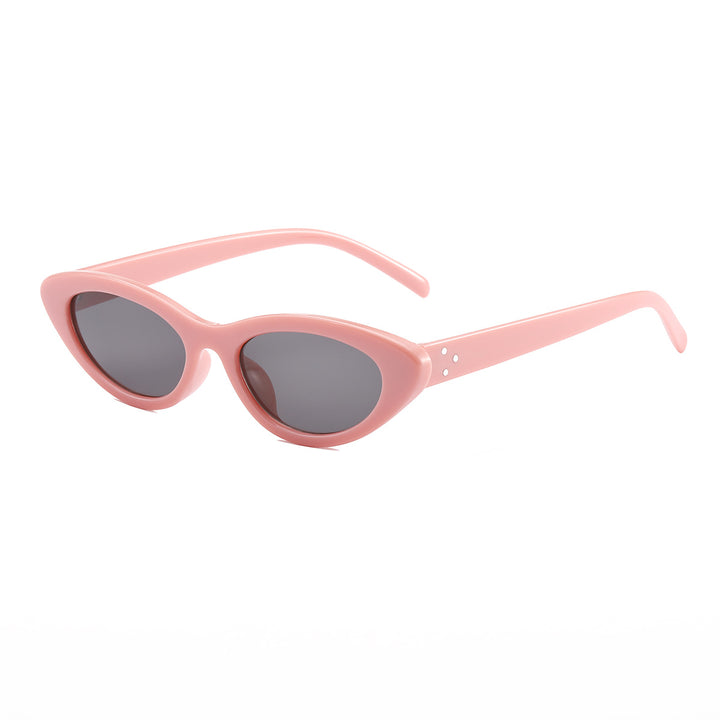 Ladies Cat-Eye Sunglasses in Elegant Leo Design Bowlift