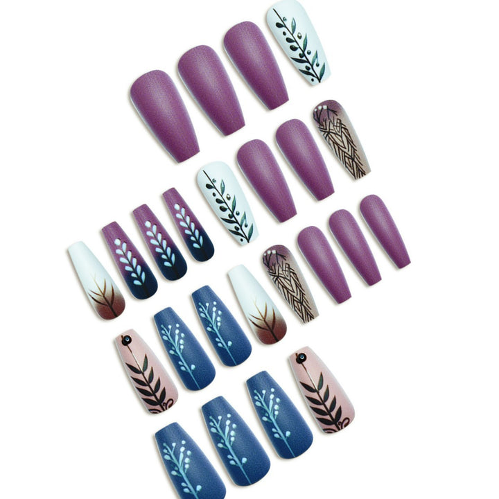 Botanical Nail Art Design Bowlift