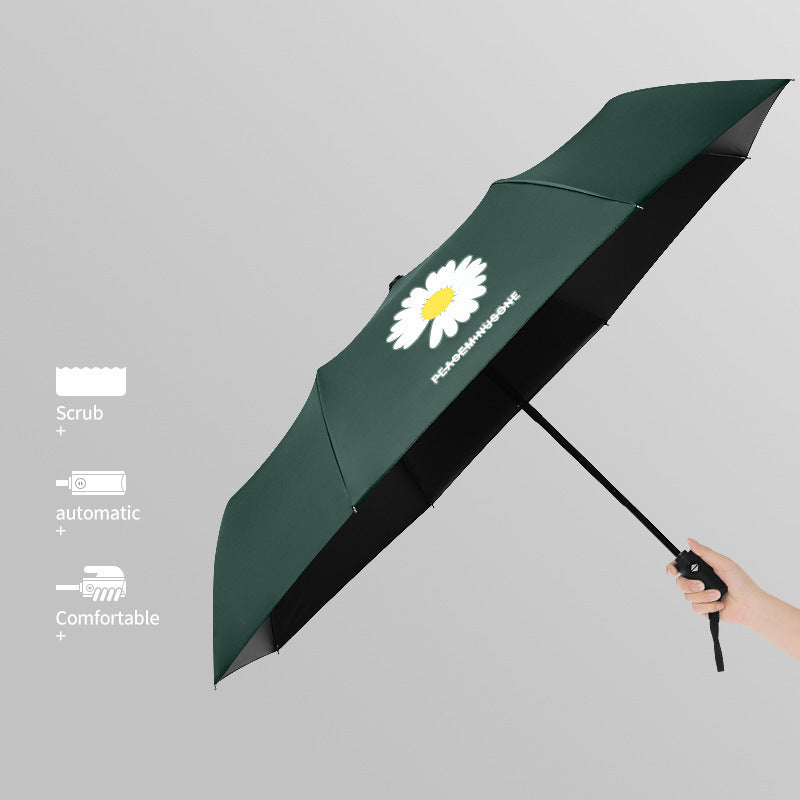 Ladies automatic umbrella with innovative folding mechanism Bowlift