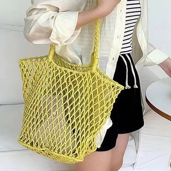 Hand-knotted shopping bag Bowlift