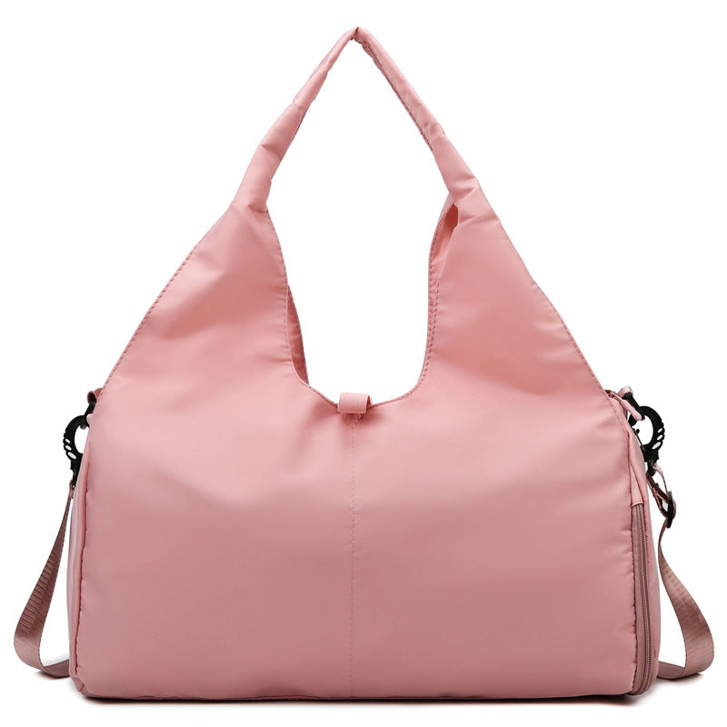 Sporty Weekend Bag With Ergonomic Carrying Handle And Versatile Compartment Setup Bowlift