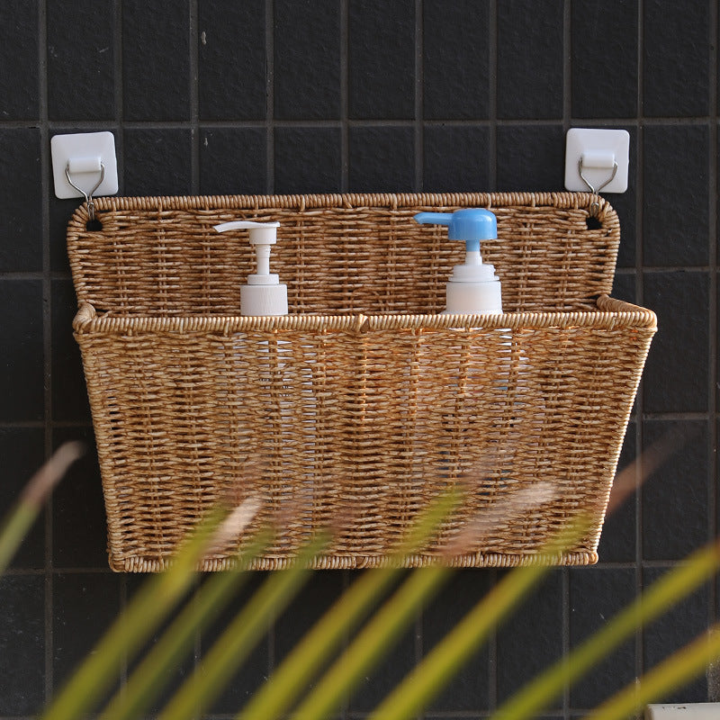 Handwoven Rectangular Storage Basket Bowlift