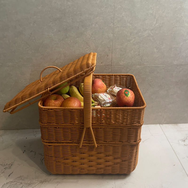 Women's Laundry Basket with Practical Compartments Bowlift
