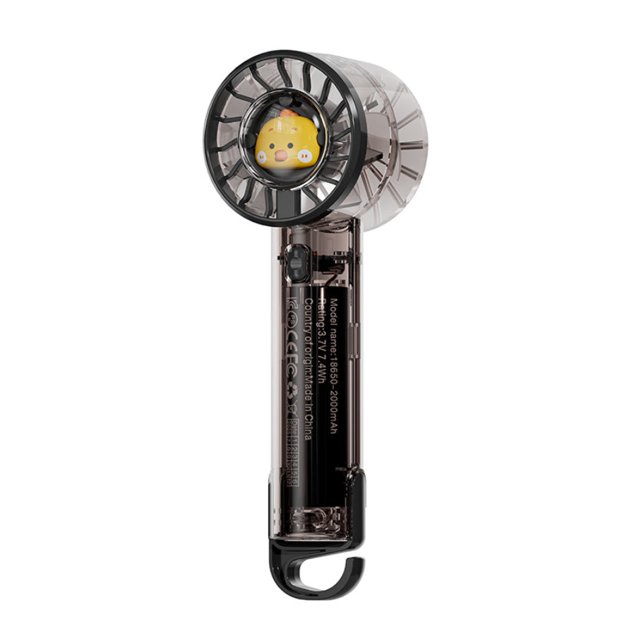 Unisex Cute Rechargeable Handheld Fan Bowlift
