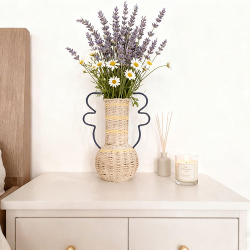 Decorative Woven Flower Vase Bowlift