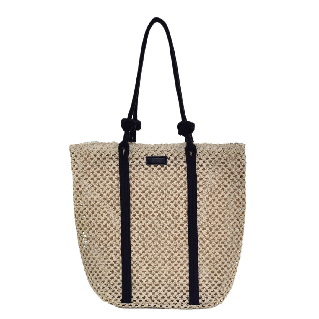 Handbag with Modern Mesh Design Bowlift