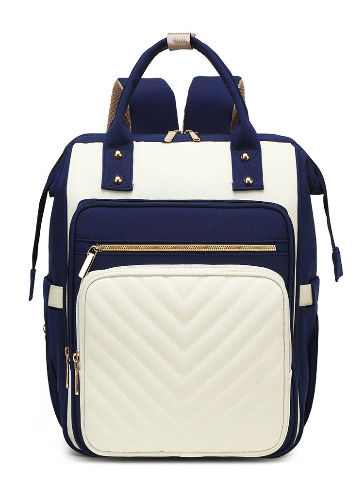 Trendy Quilted Multi-Functional Backpack Bowlift