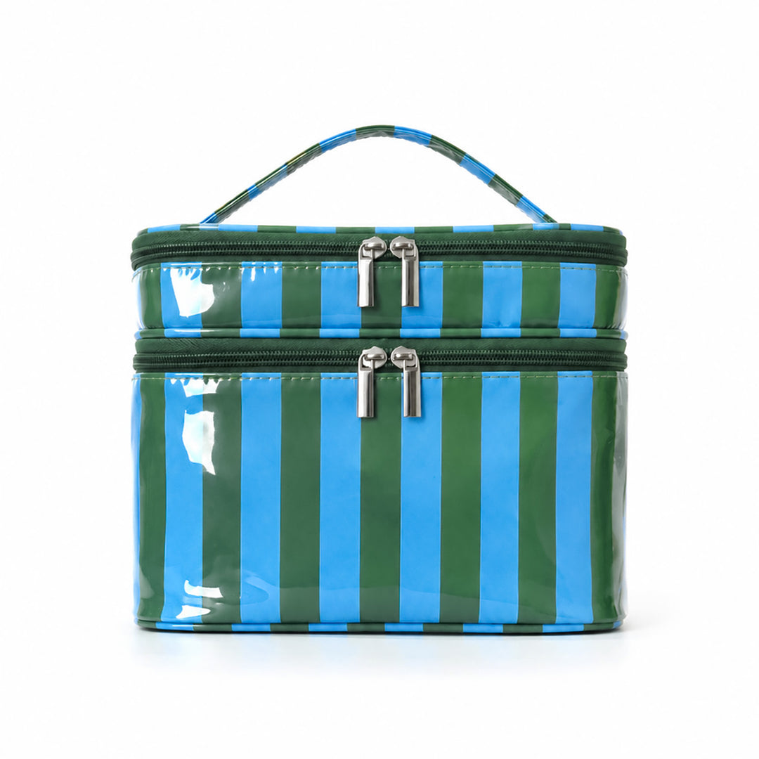 Cosmetic Organizer with Double Compartment System Bowlift