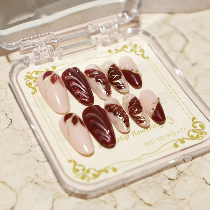 Decorative Press-On Nail Art Extensions Bowlift
