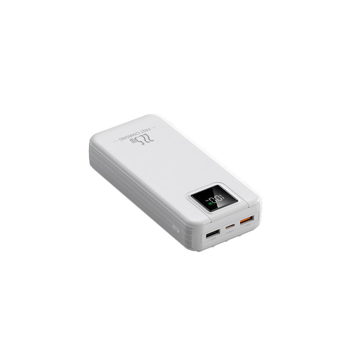 Portable power bank with advanced fast charging technology and smart LCD display Bowlift