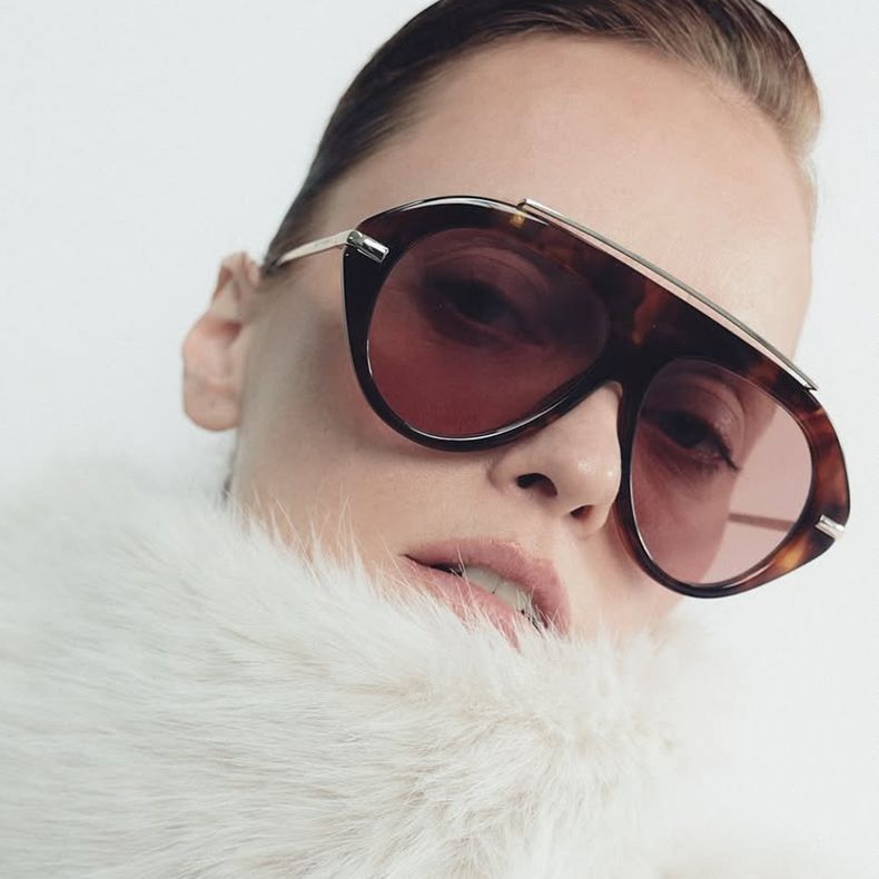 Women's sunglasses in an elegant hexagon design Bowlift