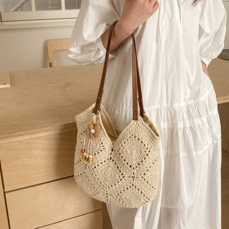Handcrafted Macrame Shopper Bag Bowlift