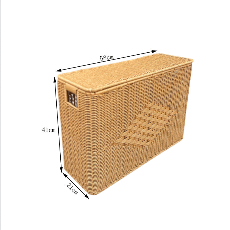 Rectangular Woven Storage Chest Bowlift