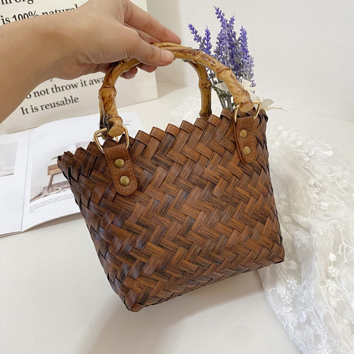 Elegant Woven Tote Bag Bowlift