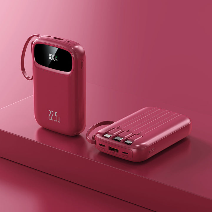 Portable power bank with LED display Bowlift